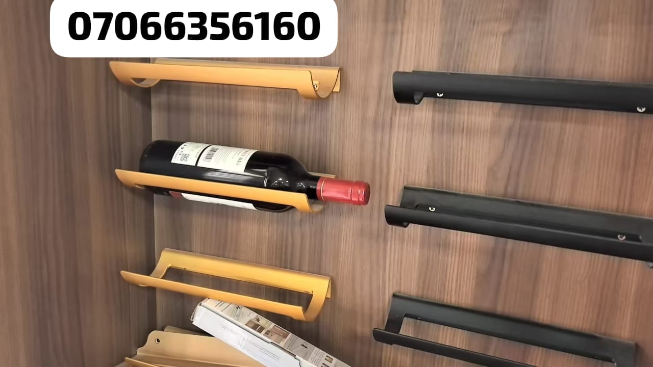 Wall-mounted wine rack fittings